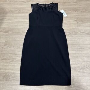 Calvin Klein Elegant Black Sleeveless Dress 8 NWT